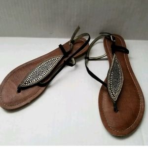 CARLOS BY SANTANA SANDALS THONGS STACK SIZE9M MULT